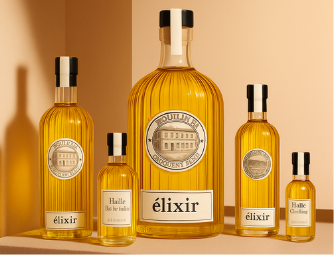 Gamme de 5 huiles d'olive extra vierge